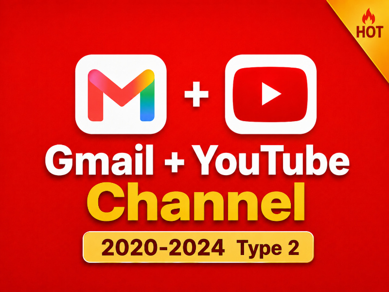 Gmail+YouTube 随机地区2020-2024邮箱带2fa/油管